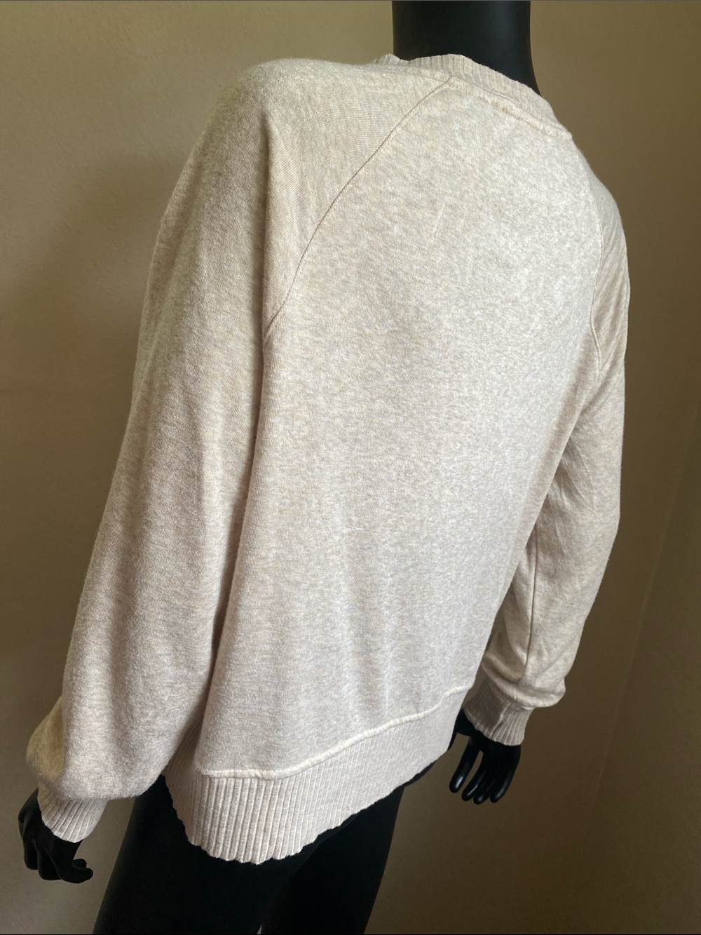 Jane and Delancey Light Cream Crewneck Pullover Soft Cozy Knit Sweater - Picture 6 of 10